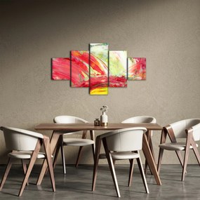 Obraz abstrakcji - malarstwo (125x70 cm)