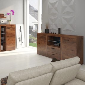 Komoda RITMO 156 cm do Salonu Sypialni Odcienie brązu
