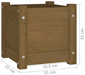 Donica Ogrodowa Miodowy Brąz R1-B83