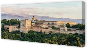 Zdjęcie na płótnie Baśniowy Zamek w Górskim Lesie