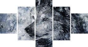 Obraz - Wilk z kreskówki (125x70 cm)