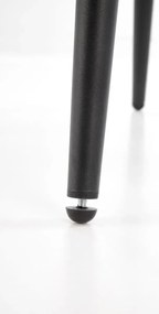 Krzesło tapicerowane K580 VELVET beżowe HALMAR
