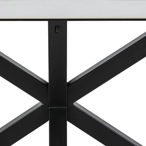 Biały stół z ceramicznym blatem Heaven 160x90