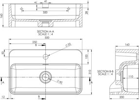 Umywalka ścienna NT8558