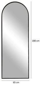 Lustro Portal Matte Black