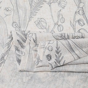 Jasnoszara zasłona 135x250 cm Selvetia – Restilo