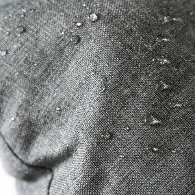 Fotel Bujany Ogrodowy LAREDO na Płozach Wypoczynkowy Szary Nowoczesny