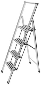 Aluminiowa drabina, 4-stopniowa, WENKO