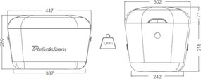 Różowy pojemnik chłodzący 20 l Pop – Polarbox