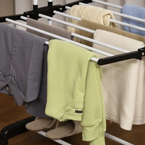 HOMCOM Stojak na pranie do użytku wewnątrz i na zewnątrz