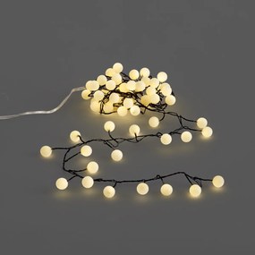 Lampki choinkowe zielone z 70 białymi diodami LED 3,5 m IP20 - Dasher