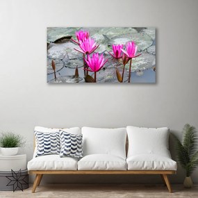 Obraz canvas Wyrafinowany Motyw Florystyczny