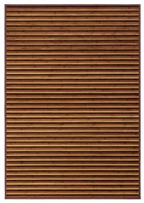 Musztardowo-brązowy bambusowy dywan 140x200 cm – Casa Selección