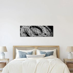 Obraz - Zegar astronomiczny, Praga, Czechy (z zegarem) (90x30 cm)