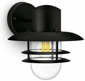 Philips Inyma zewnętrzna lampa ścienna E27 maks.25 W bez źródła światła, czarna