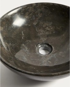 Szara kamienna okrągła umywalka ø 40 cm Darnen – Kave Home