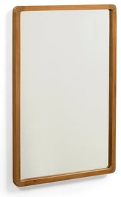 Lustro z drewnianą ramą ścienne 45x70 cm Shamel – Kave Home