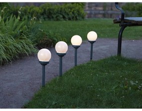 Zestaw 4 solarnych lamp ogrodowych Star Trading Globus, wys. 27 cm