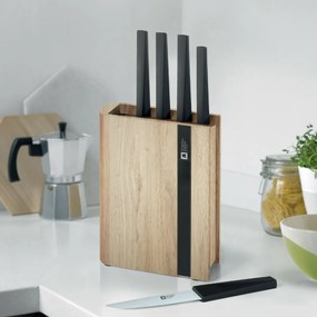 Amefa 5-częściowy zestaw noży kuchennych w bloku  EDGE