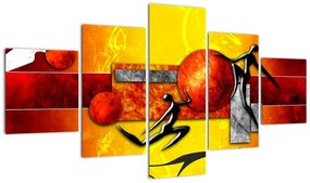 Obraz - Malarstwo ludzkości (125x70 cm)
