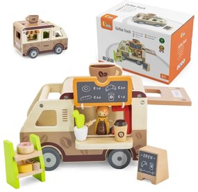 Viga food truck drewniane auto kawiarnia cukiernia