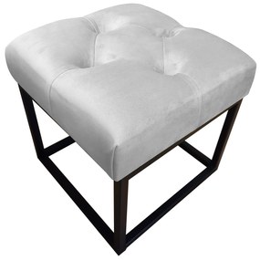 Pufa CHESTERFIELD LOFT ławka podnóżek metal MG39