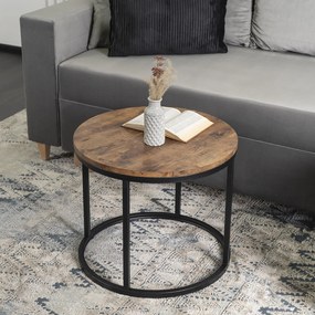 Stolik Kawowy TIM 53 cm Dąb Rustykalny Nowoczesny Loft