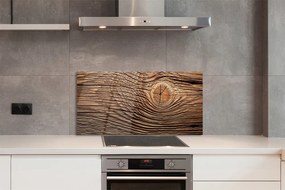 Panel szklany do Kuchni Organiczna Tekstura Deski