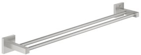 GROHE 41104DC0 - Podwójny uchwyt na ręczniki QUICKFIX START CUBE 654 mm, stal nierdzewna