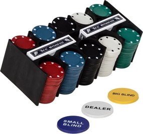 Zestaw pokerowy 200 szt. w puszce