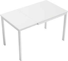 HOMCOM Rozkładany stół jadalniany 80-120 cm dla 4-6 osób, kompaktowy stół kuchenny z łatwą funkcją rozkładania, naturalny | Aosom PL