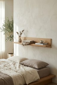 Półka ścienna loft 100 cm dąb cremona + dąb lefkas D4-H26