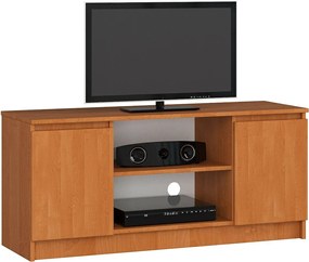 Szafka RTV AKORD Olcha 120 cm 2 drzwi kolor Olcha mat 2 półki 120x40x55 cm