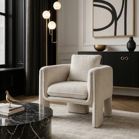 Fotel Wypoczynkowy do Salonu GALA Szary Nowoczesny