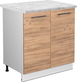 Szafka pod zlew złoty dąb energetyczny 80x60x82 fame-line