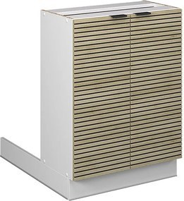 Wyspa kuchenna panel dębowy 60x30x82 fame-line