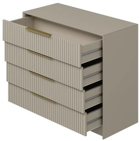 Komoda z lustrem Kale Beige