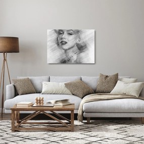 Obraz na szkle - Portret Marilyn Monroe (70x50 cm)