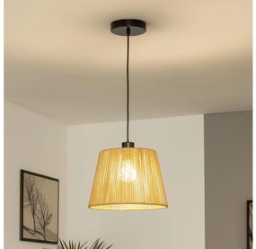 Brilagi - LED Żyrandol na lince CERIA BOHO 1xE27/40W/230V śr. 28 cm brązowy