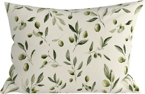 Poszewka na poduszkę z polibawełny OLIVE POLY 50x70 cm, zielona