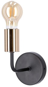 Kinkiet w czarno-miedzianym kolorze Spill – Candellux Lighting