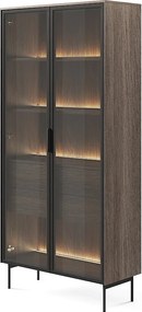 Witryna, dąb Dunin, 91,5 x 194,6 x 39,3 cm