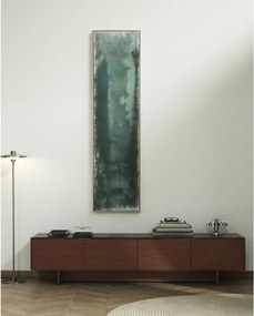 Ciemnobrązowa szafka pod TV w dekorze orzecha 200x46x40 cm Norlen – Kave Home