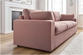Różowa sofa 250 cm Belair – Bobochic Paris
