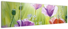 Obraz - Maki (170x50 cm)