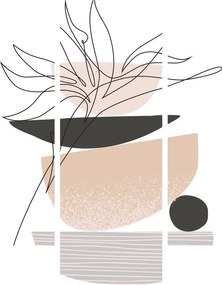 Obraz - Line art flowers N⁰1 (125x70 cm)