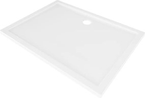 Mexen Flow brodzik prostokątny slim 100 x 80 cm, biały połysk - 46R108010
