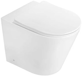 Mexen Rico miska wc stojąca Rimless z deską wolnoopadającą slim, duroplast, biała połysk - 32724000