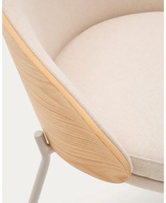 Kremowo-naturalne krzesło Eamy – Kave Home