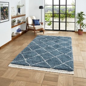 Niebieski dywan 120x170 cm Boho – Think Rugs